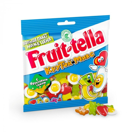 Мармелад жевательный FRUIT-TELLA Крутой микс, 150г