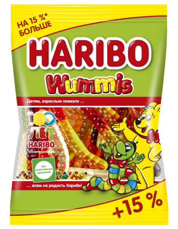 Мармелад жевательный HARIBO Червячки Wummis, 80г